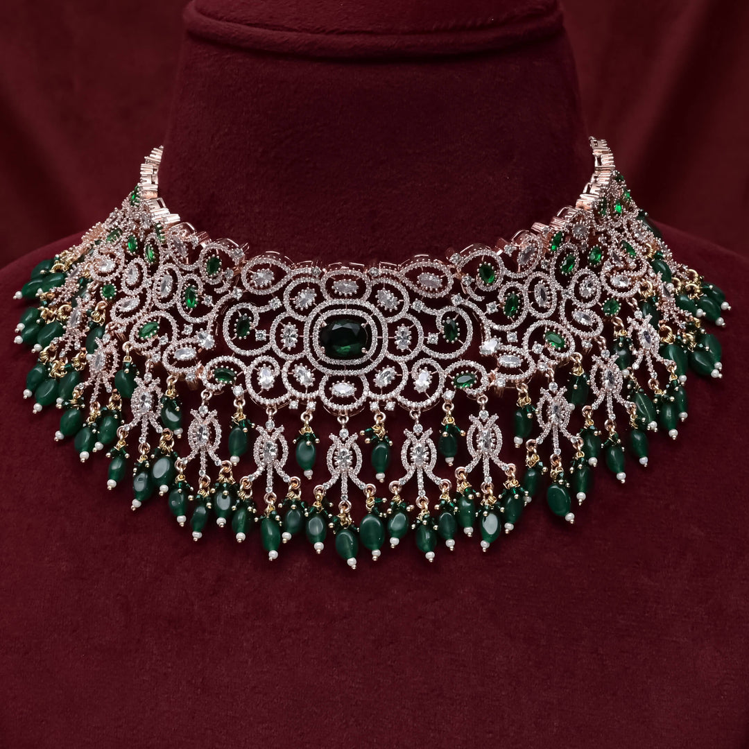 CZ Emerald Choker