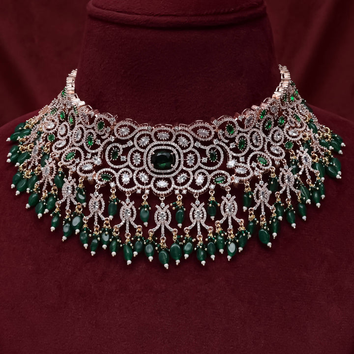 CZ Emerald Choker