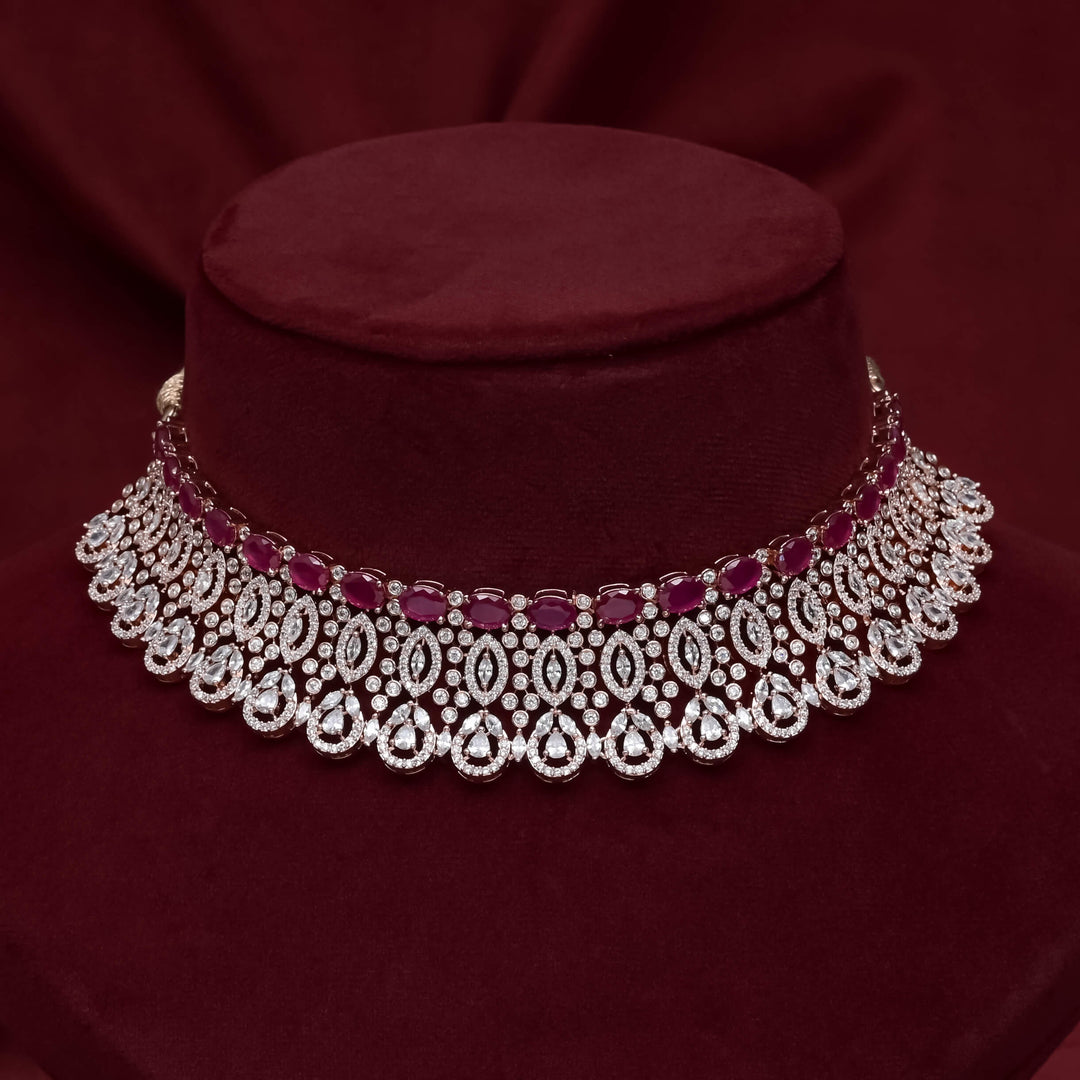 CZ Ruby Choker