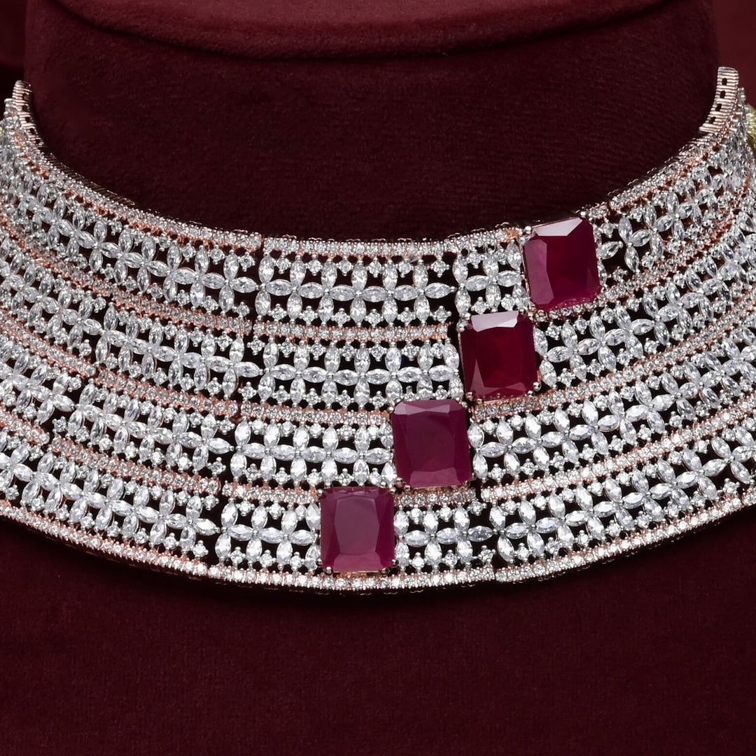 CZ Ruby Choker