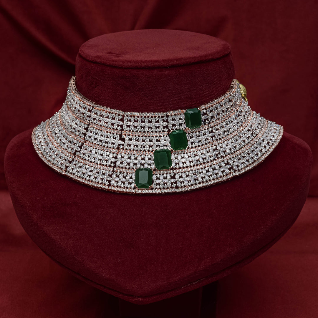 CZ Emerald Choker