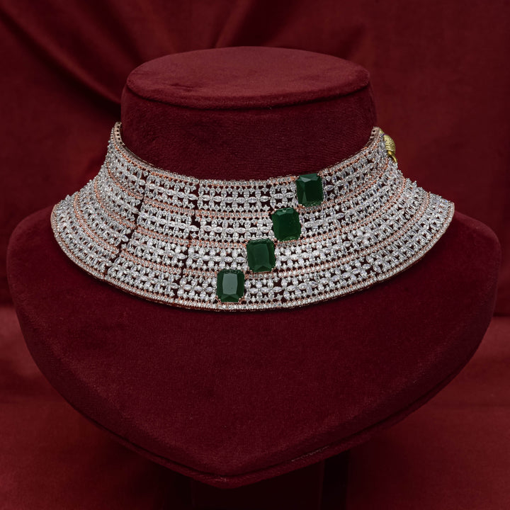 CZ Emerald Choker