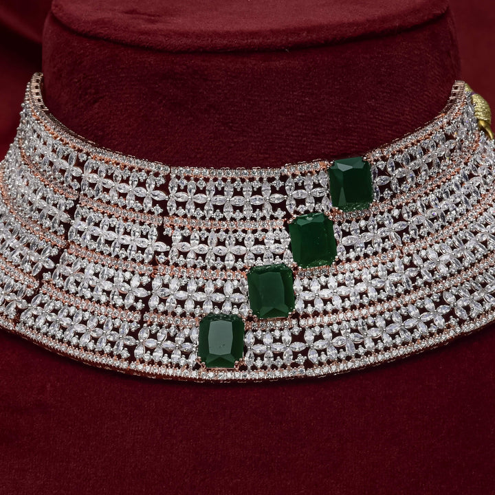 CZ Emerald Choker