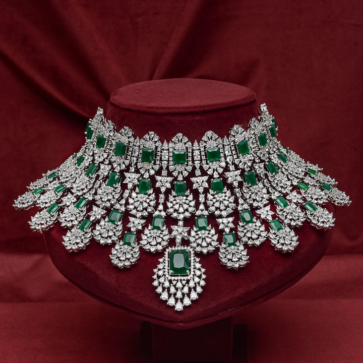 CZ Emerald Choker