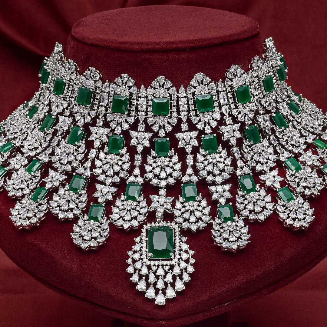 CZ Emerald Choker