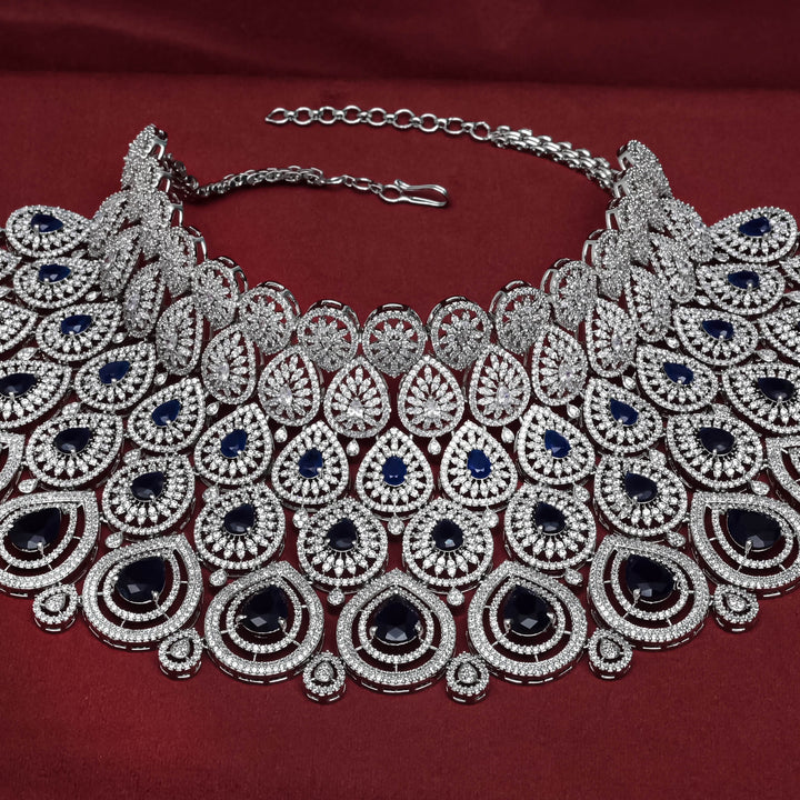 CZ Sapphire Choker