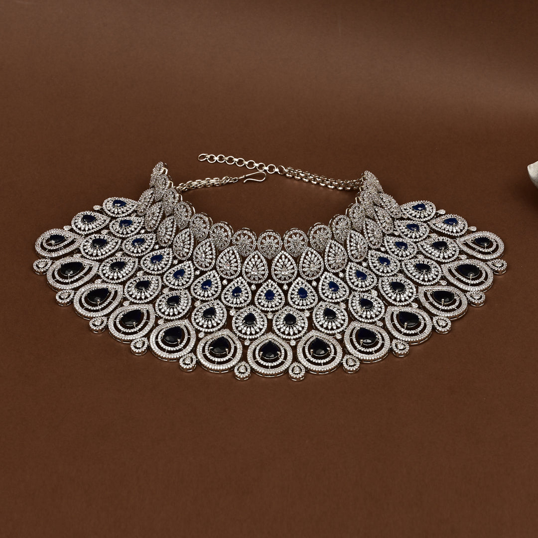 CZ Sapphire Choker