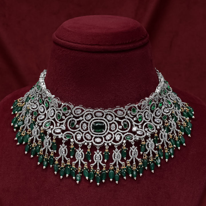 CZ Emerald Choker