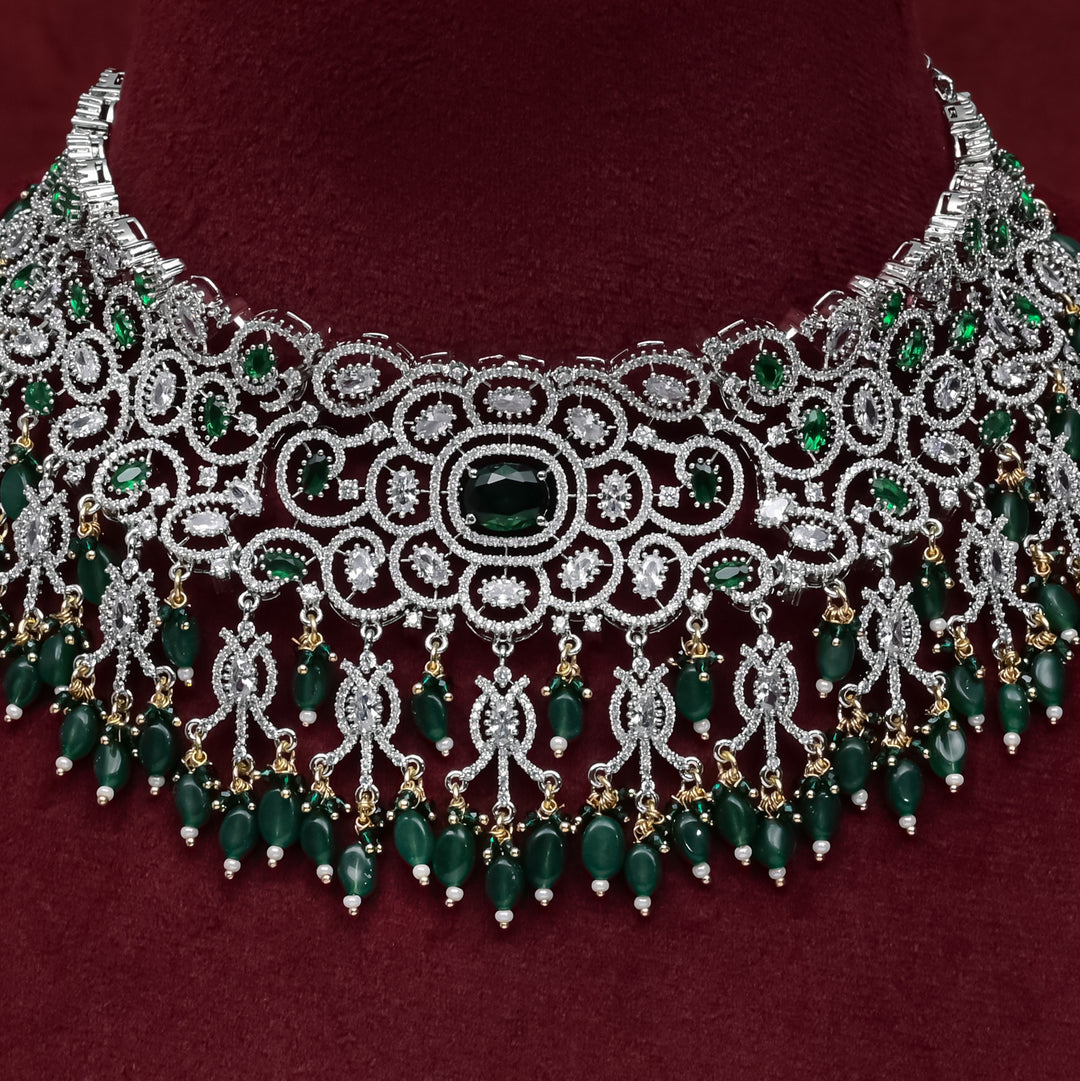 CZ Emerald Choker