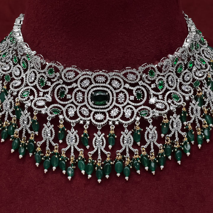 CZ Emerald Choker