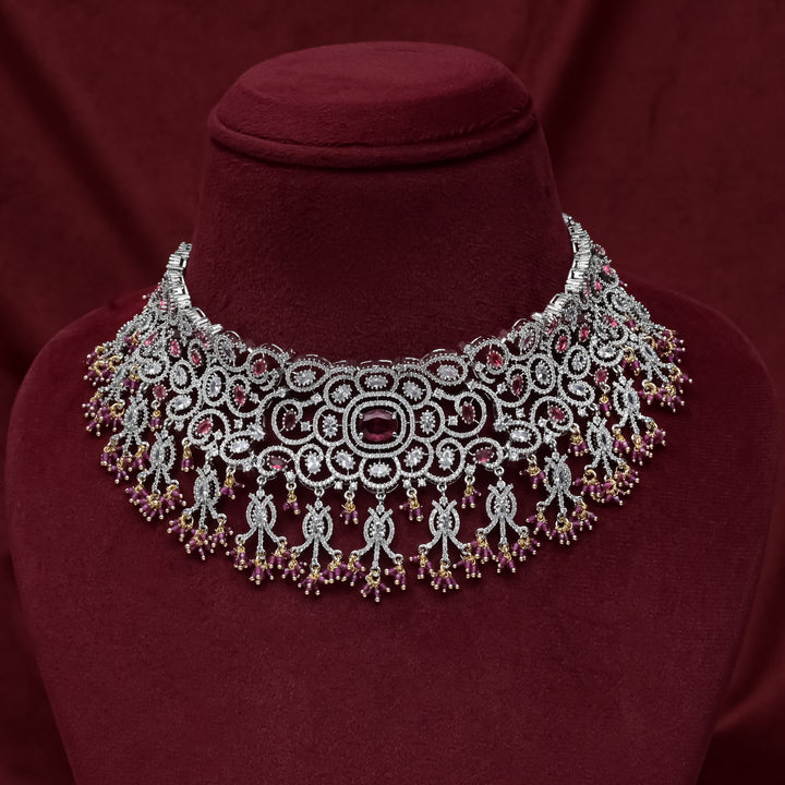 CZ Ruby Choker