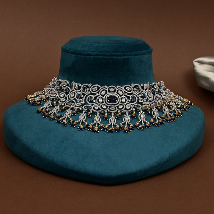 CZ Sapphire Choker