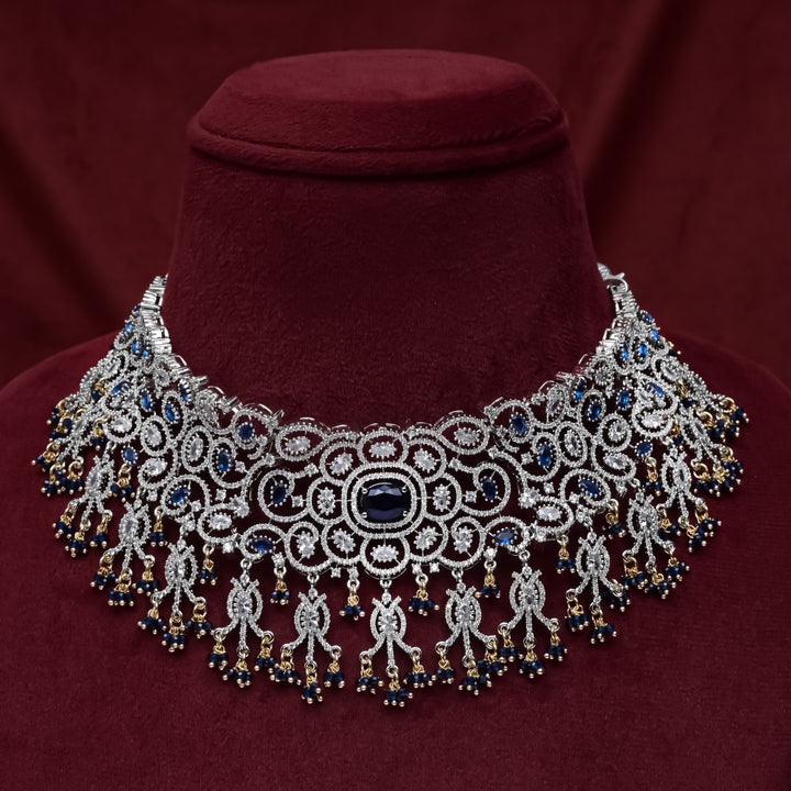 CZ Sapphire Choker