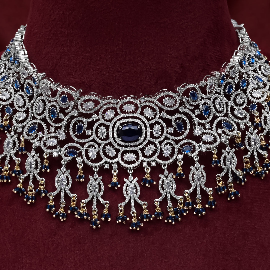 CZ Sapphire Choker