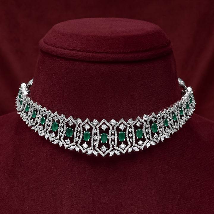 CZ Emerald Choker