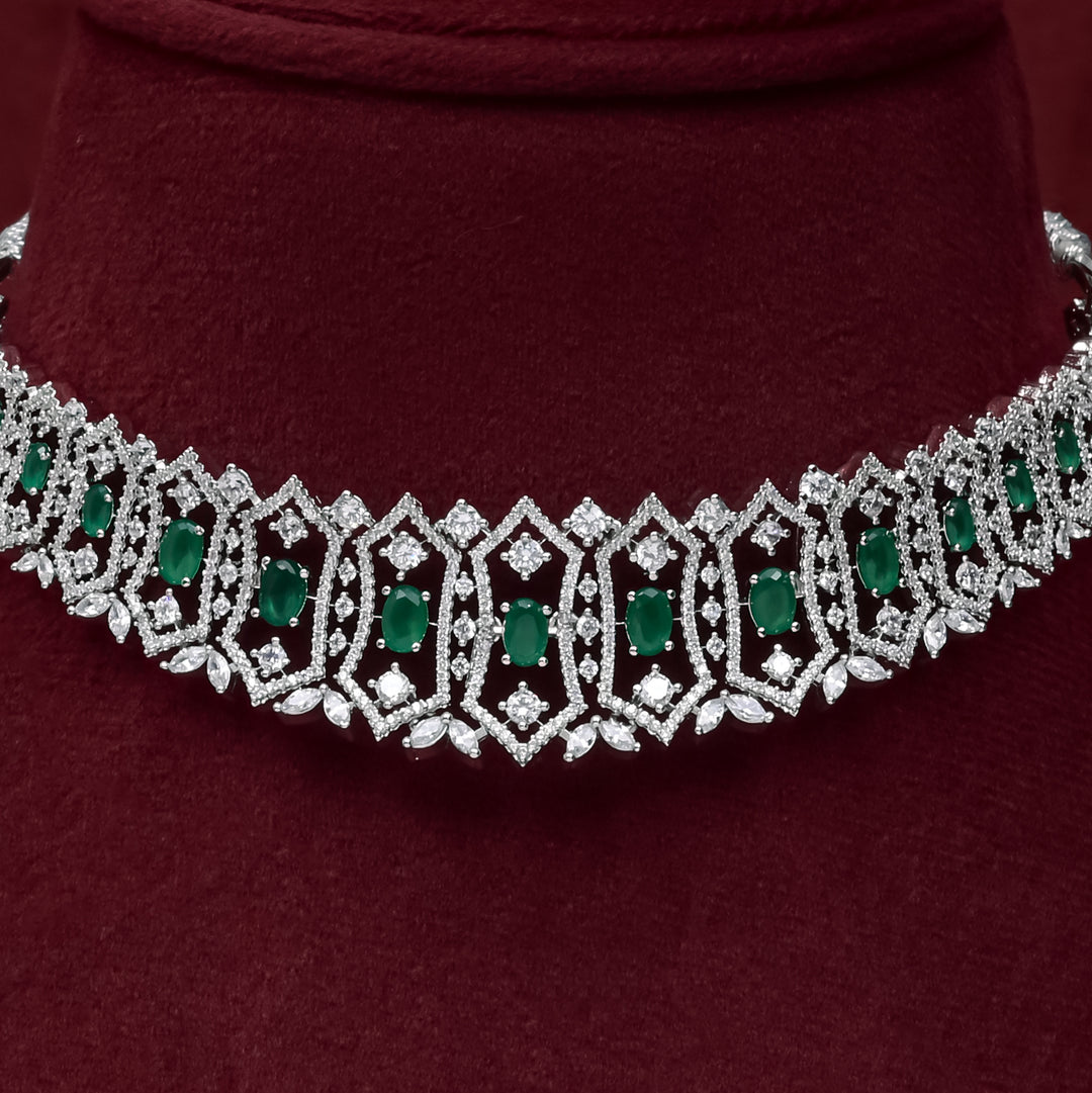 CZ Emerald Choker