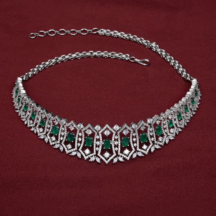 CZ Emerald Choker