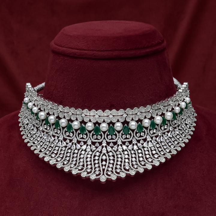 CZ Emerald Choker