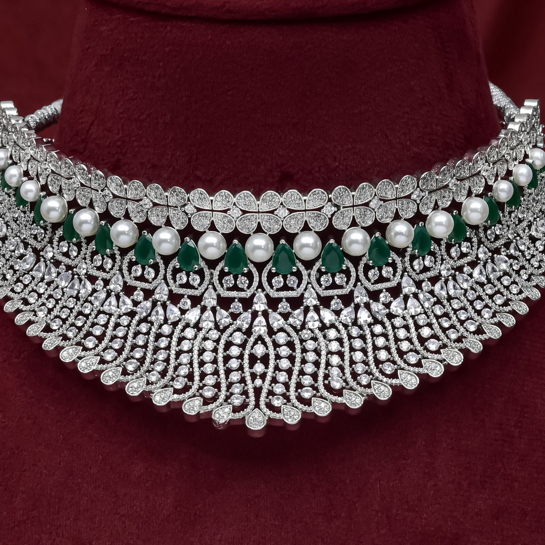 CZ Emerald Choker