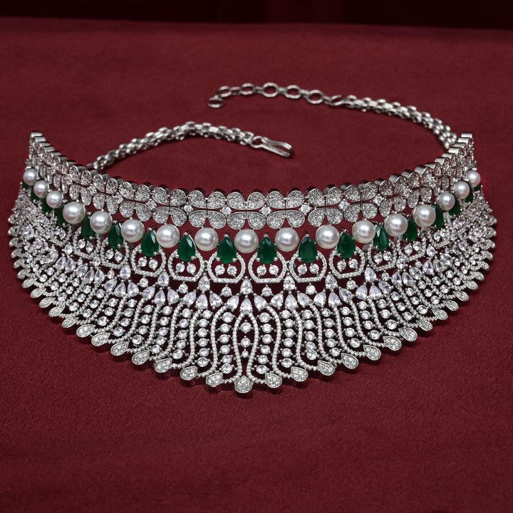 CZ Emerald Choker