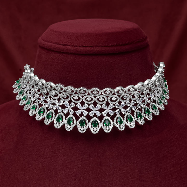 CZ Emerald Choker