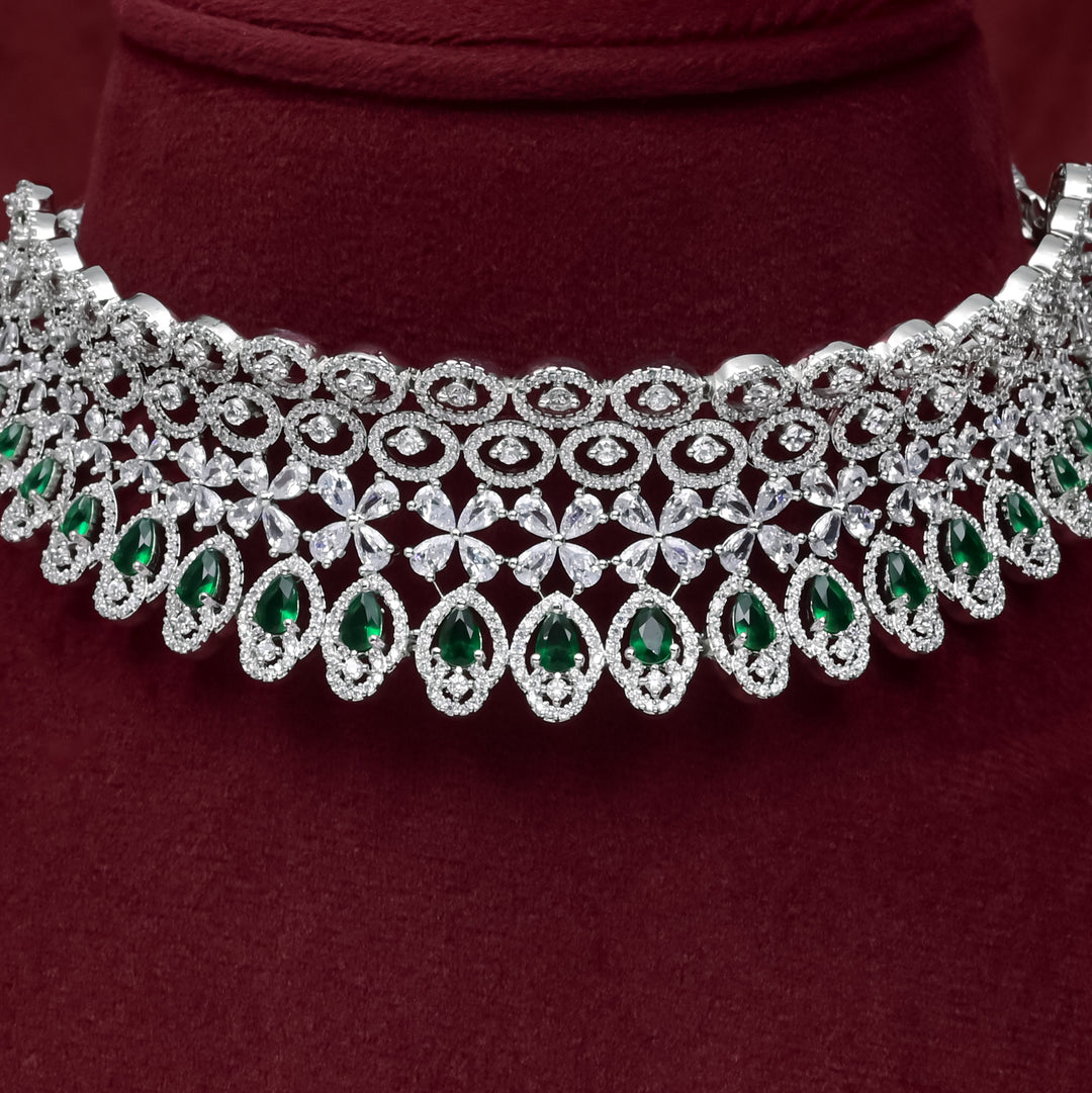 CZ Emerald Choker