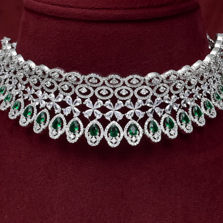 CZ Emerald Choker