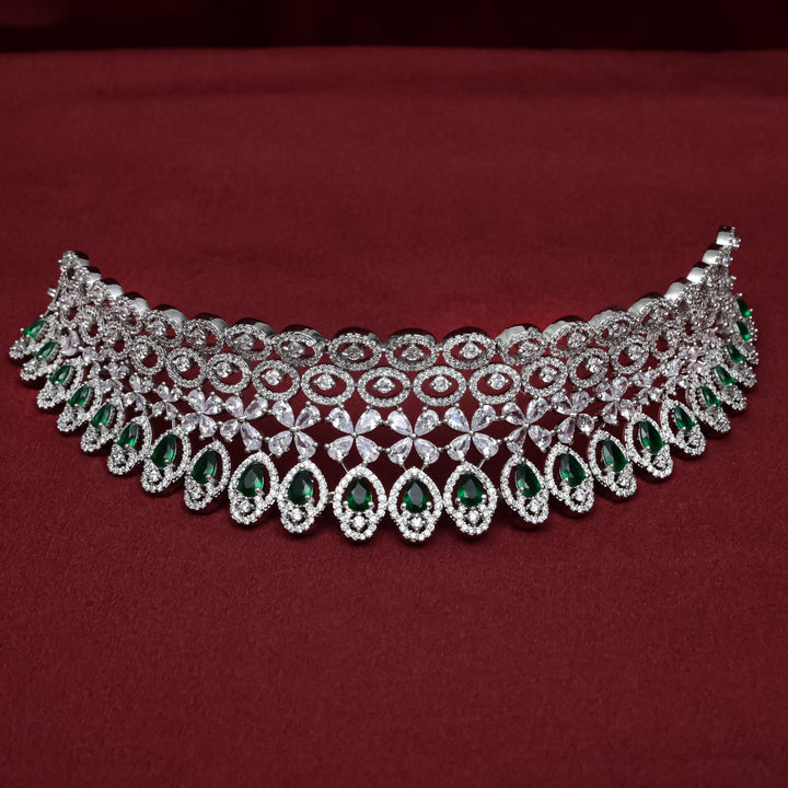 CZ Emerald Choker