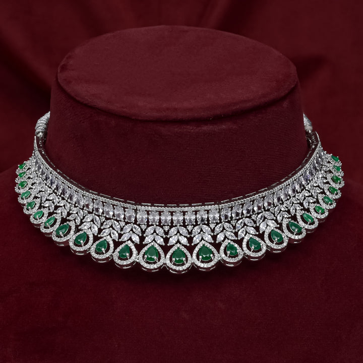 CZ Emerald Choker