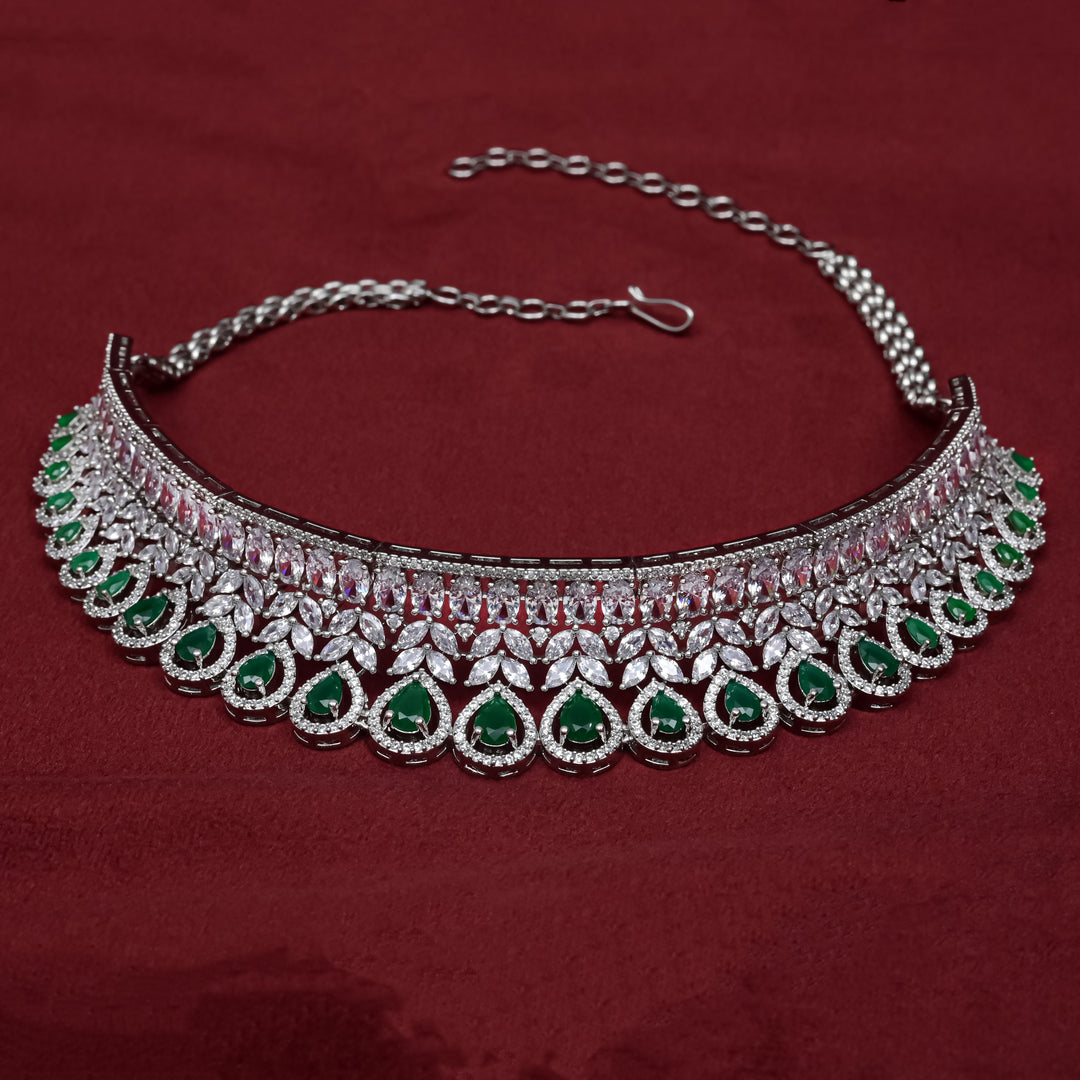 CZ Emerald Choker