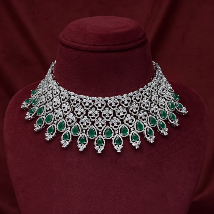 CZ Emerald Choker