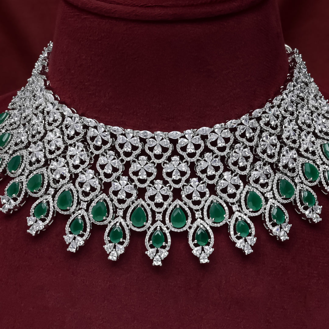 CZ Emerald Choker