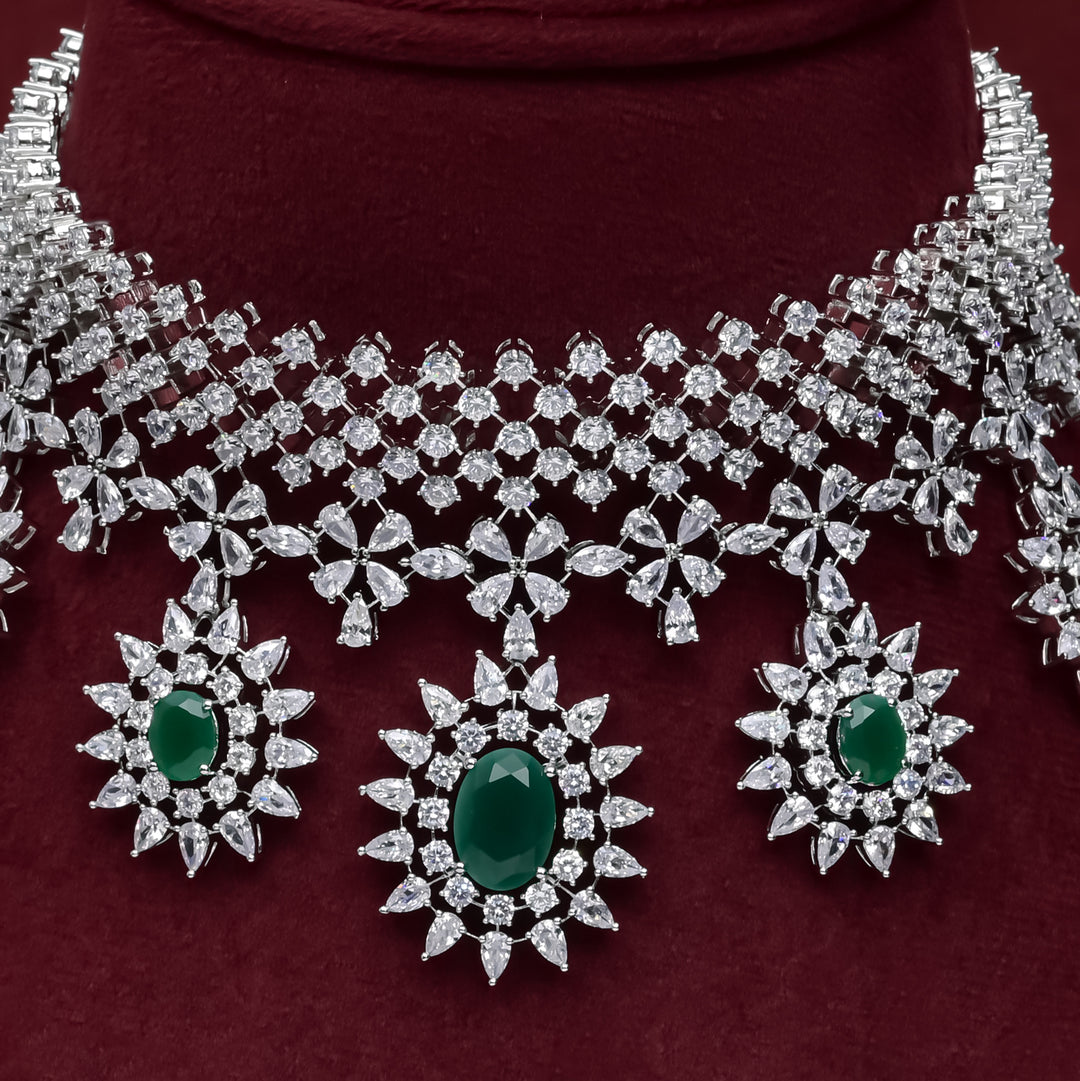 CZ Emerald Choker