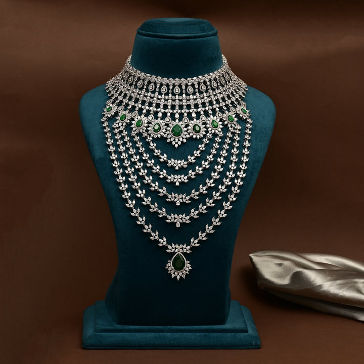 CZ Emerald Choker