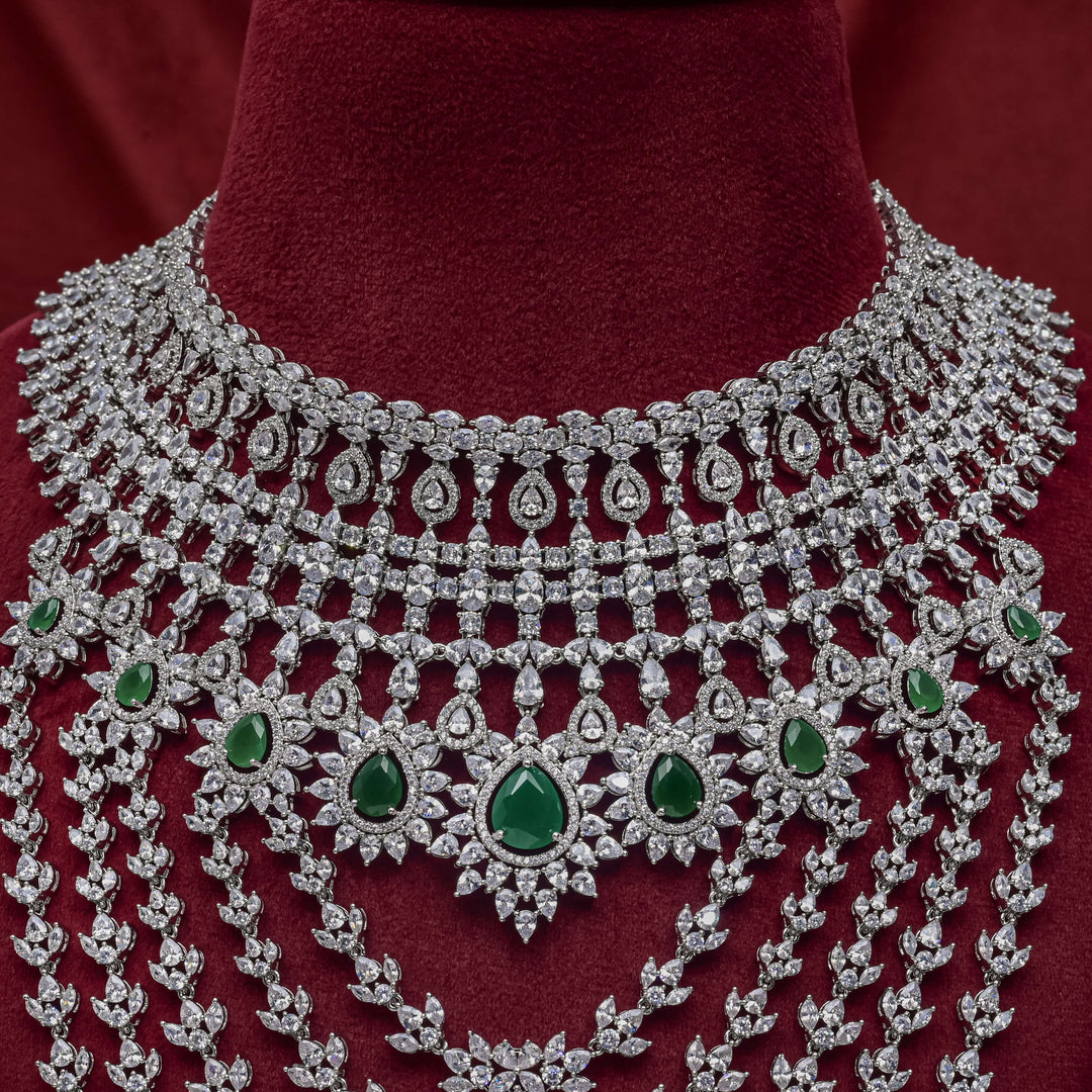 CZ Emerald Choker