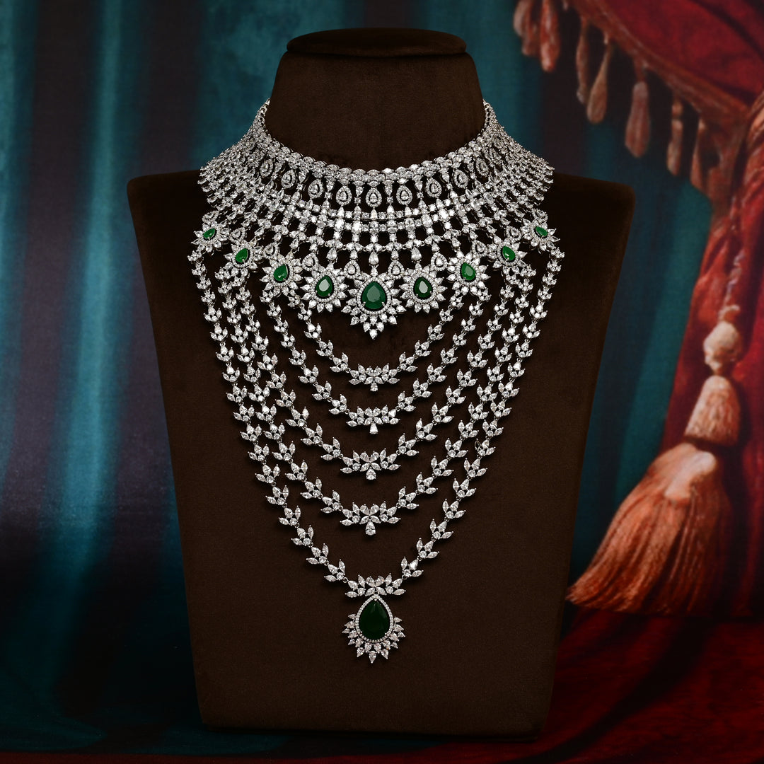CZ Emerald Choker
