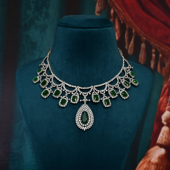 CZ Emerald Necklace