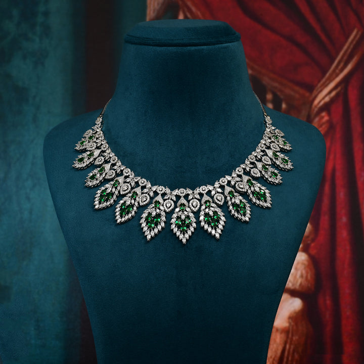CZ Emerald Necklace