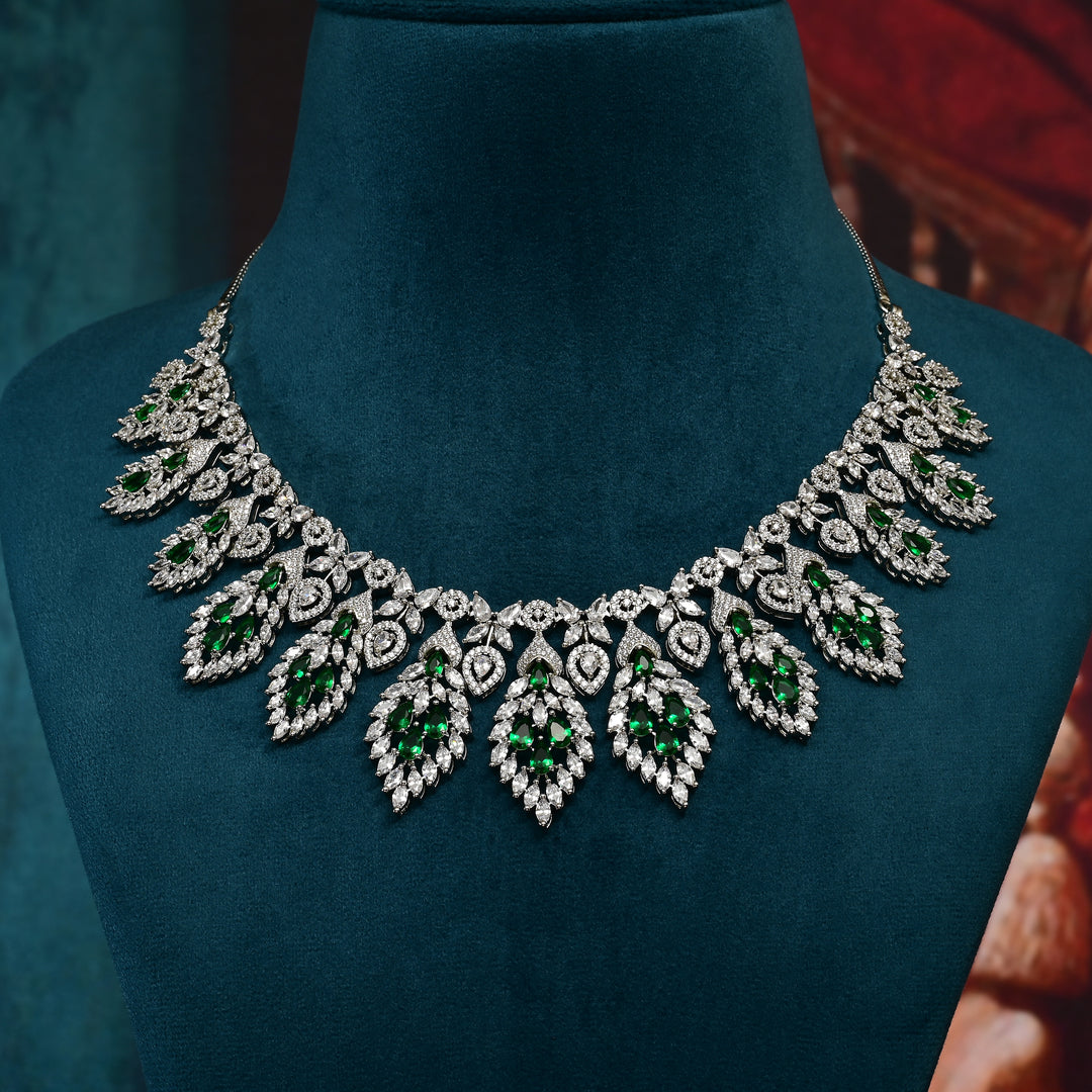 CZ Emerald Necklace