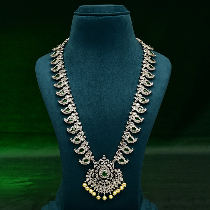 CZ Emerald Necklace Set
