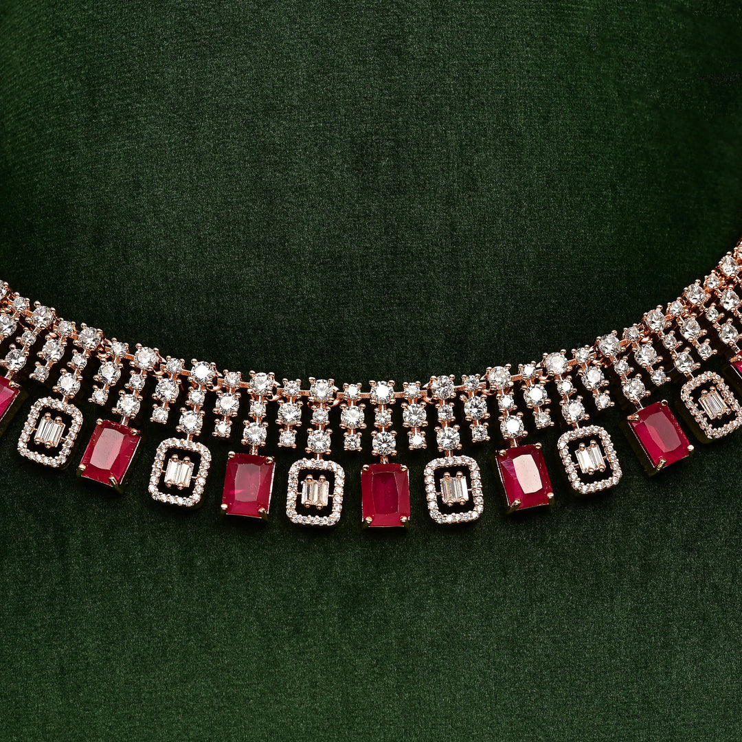 CZ Necklace Set
