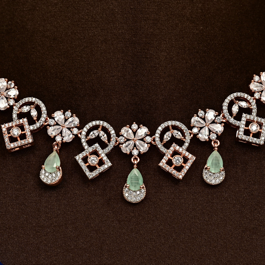 CZ Necklace Set