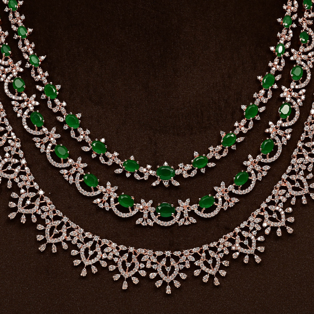 CZ Necklace Set