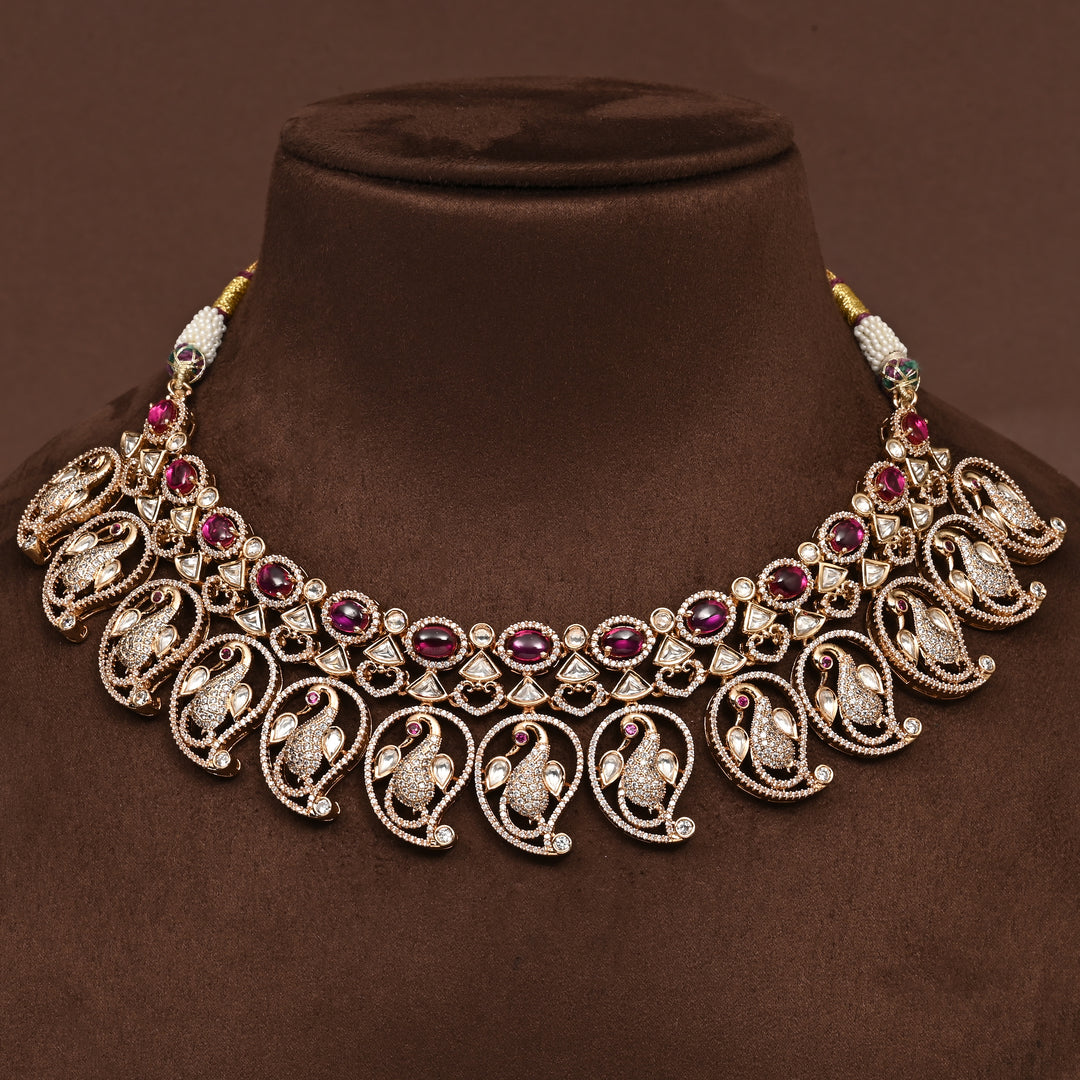 Moissanite Necklace Set