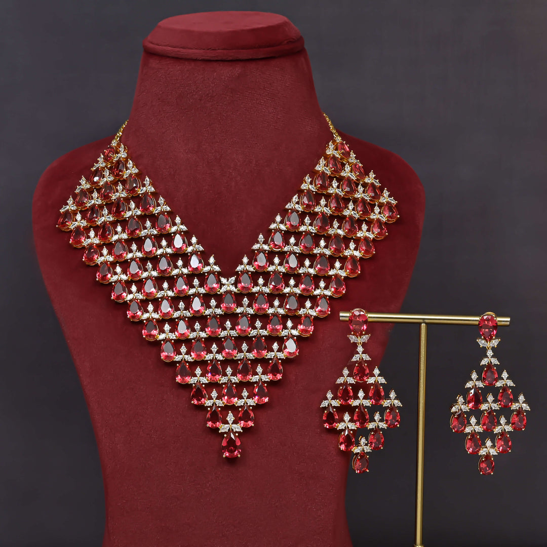 CZ Necklace Set