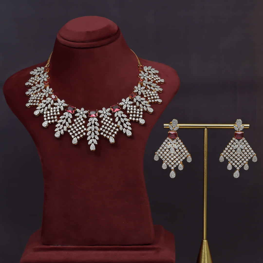 CZ Necklace Set