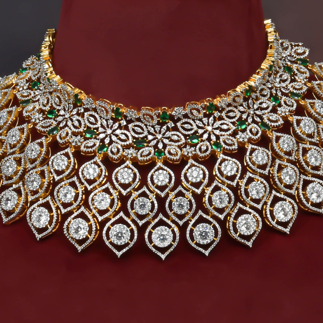 CZ Emerald Choker