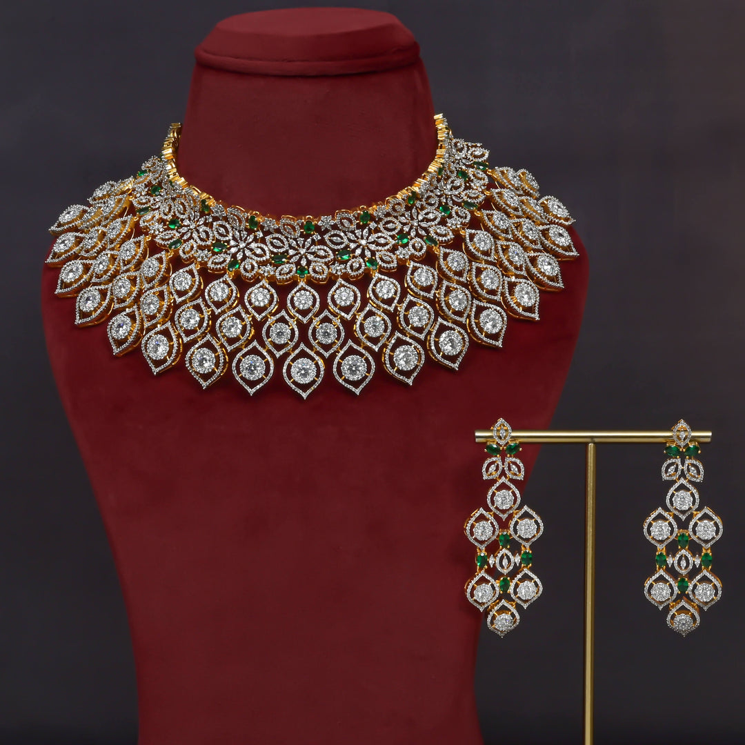 CZ Emerald Choker