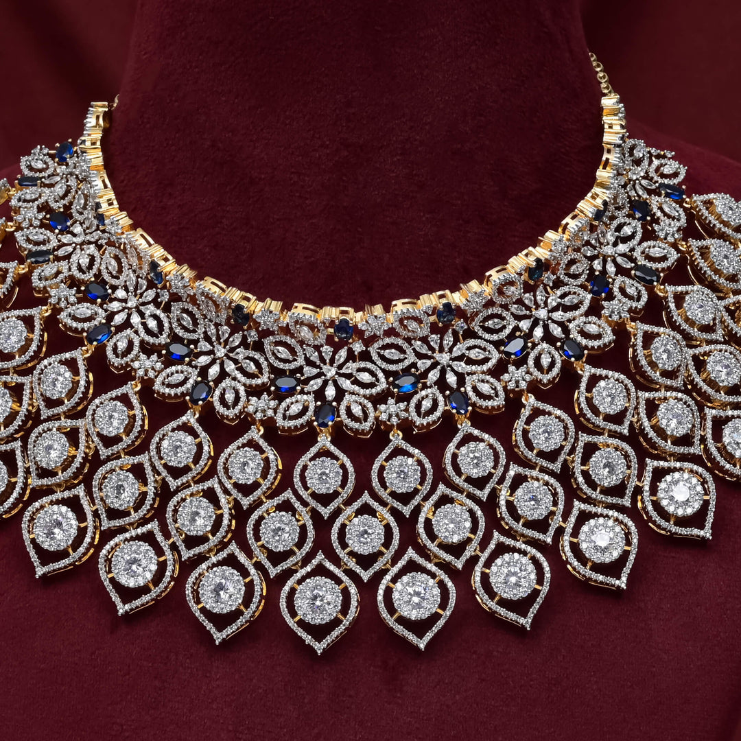 CZ Sapphire Choker