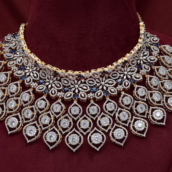 CZ Sapphire Choker